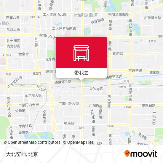 大北窑西地图