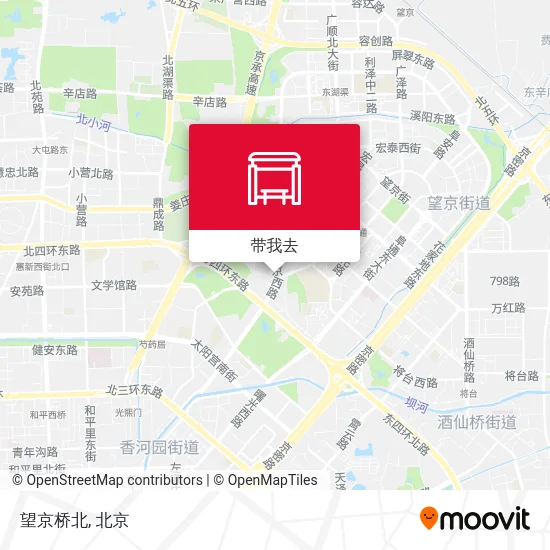 望京桥北地图