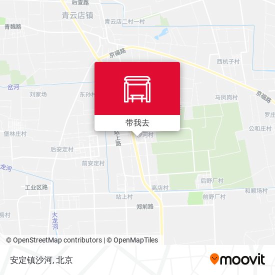 安定镇沙河地图