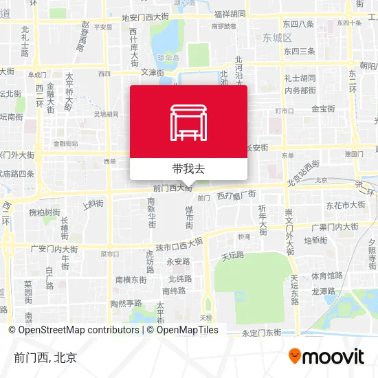 前门西地图