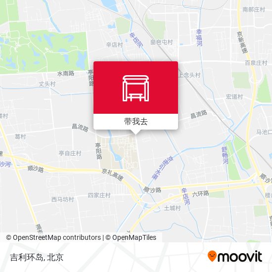 吉利环岛地图