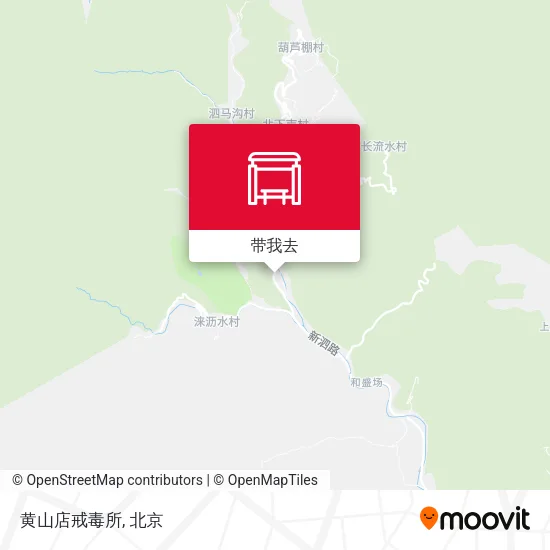 黄山店戒毒所地图