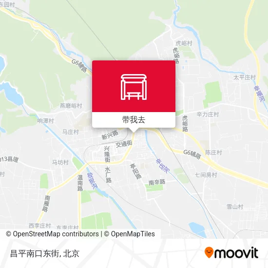 昌平南口东街地图