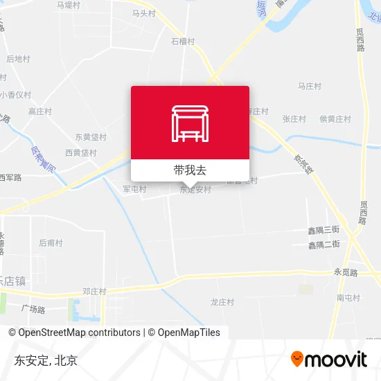 东安定地图