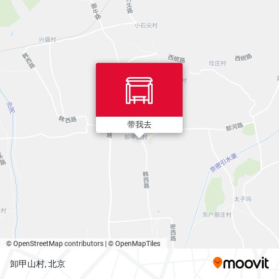 卸甲山村地图