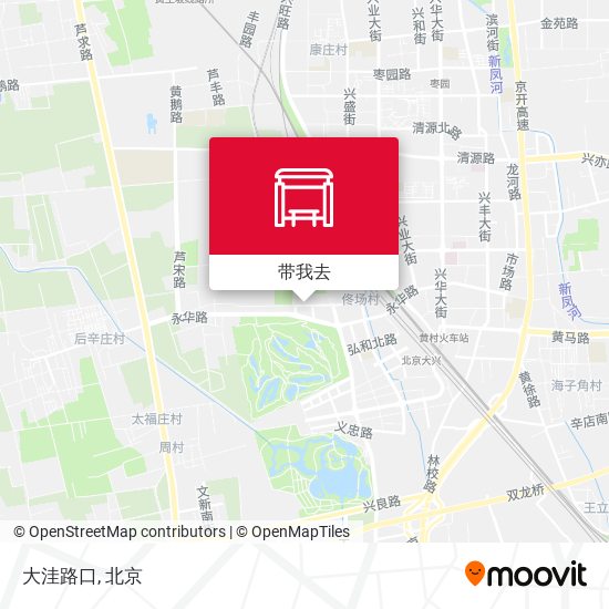 大洼路口地图
