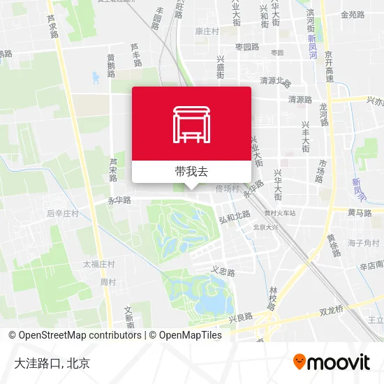大洼路口地图