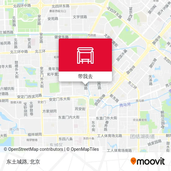 东土城路地图