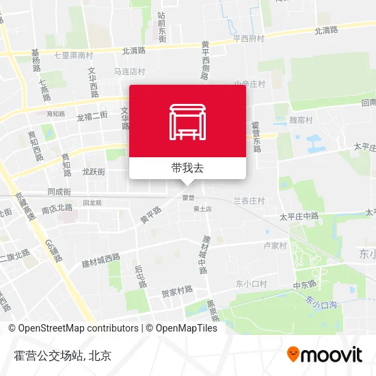 霍营公交场站地图