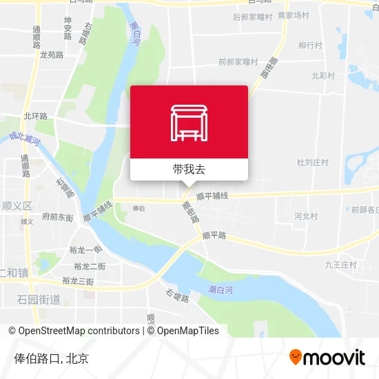 俸伯路口地图