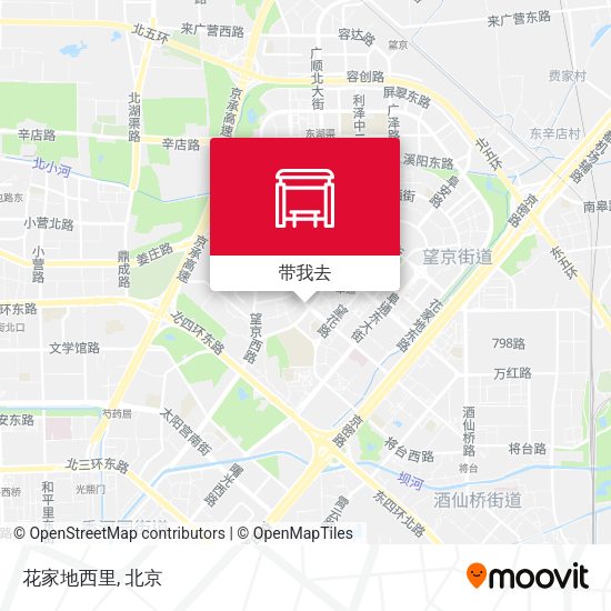 花家地西里地图
