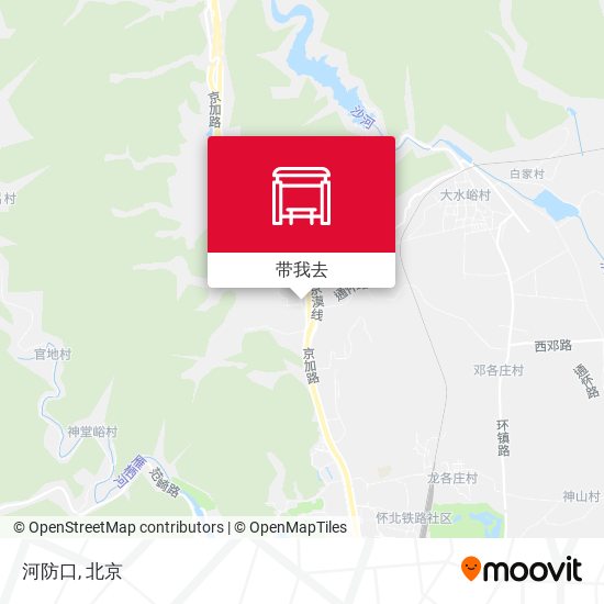 河防口地图