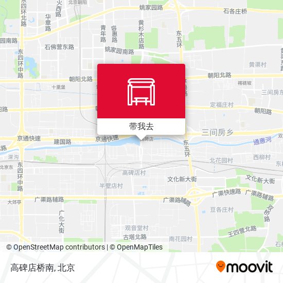 高碑店桥南地图