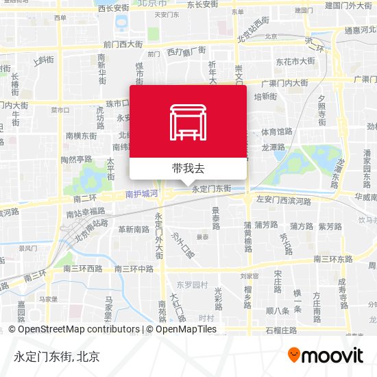 永定门东街地图
