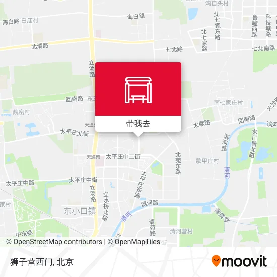 狮子营西门地图