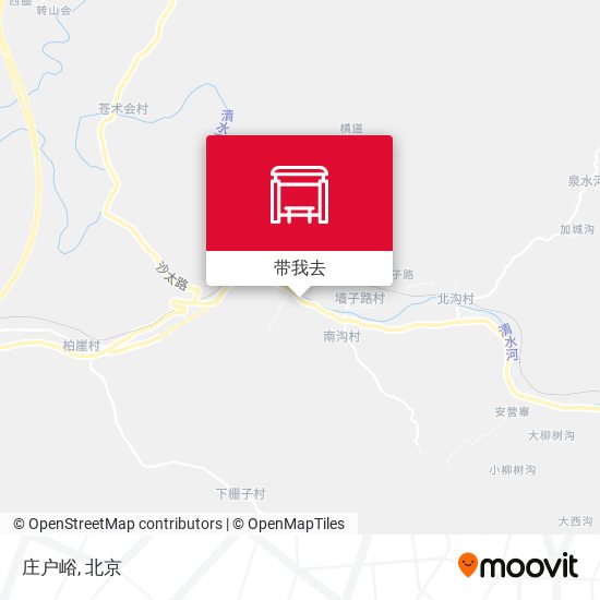 庄户峪地图