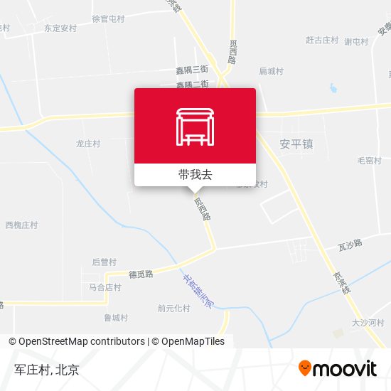 军庄村地图