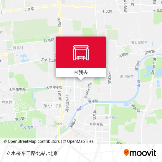 立水桥东二路北站地图
