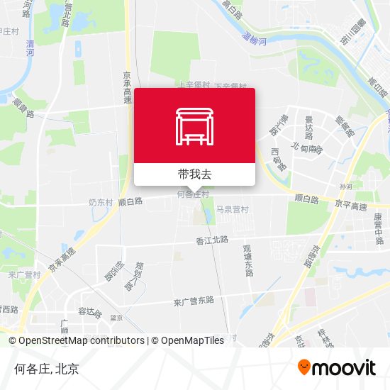 何各庄地图