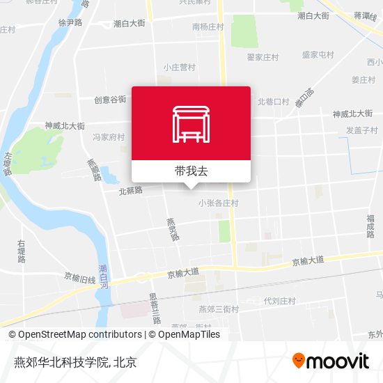 燕郊华北科技学院地图