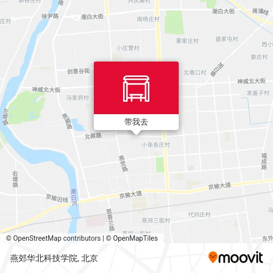 燕郊华北科技学院地图