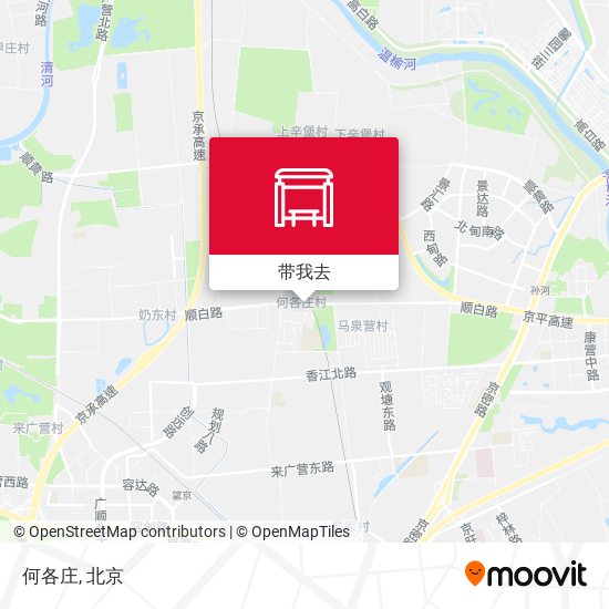 何各庄地图