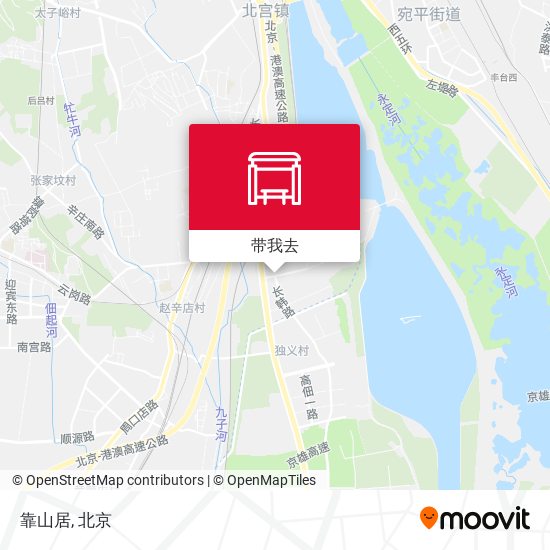 靠山居地图