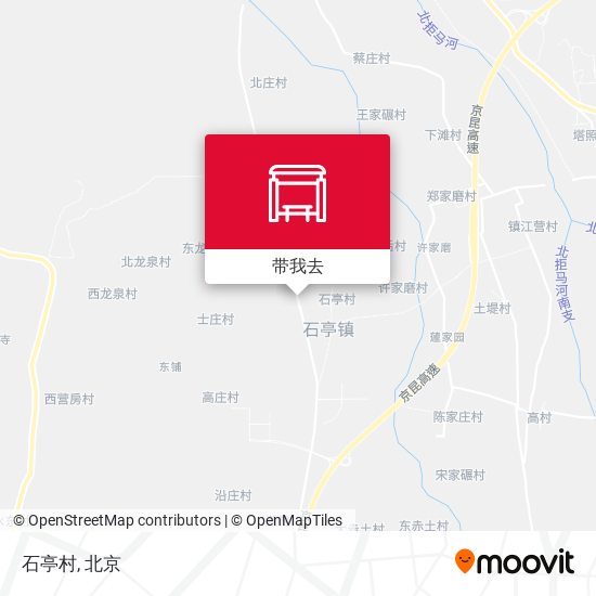 石亭村地图