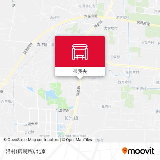 沿村(房易路)地图