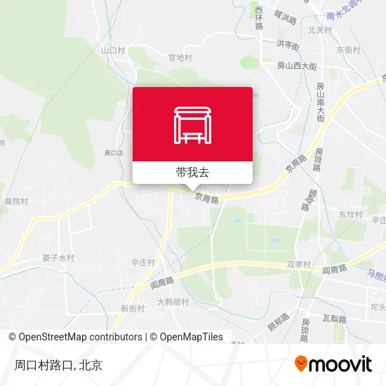 周口村路口地图