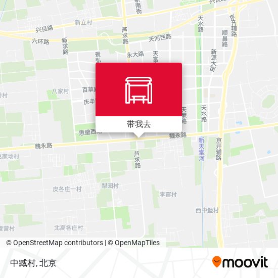 中臧村地图