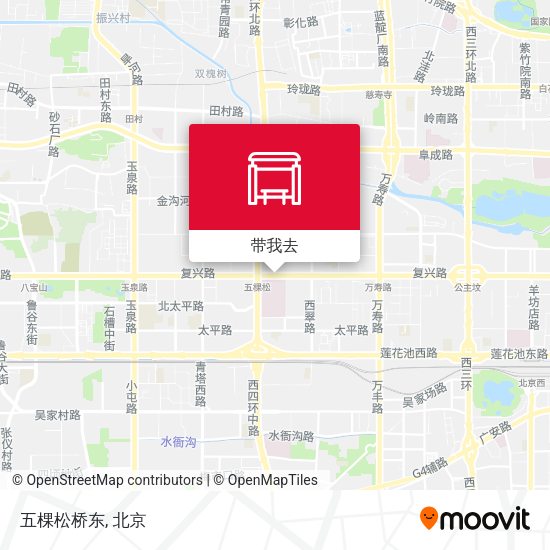 五棵松桥东地图