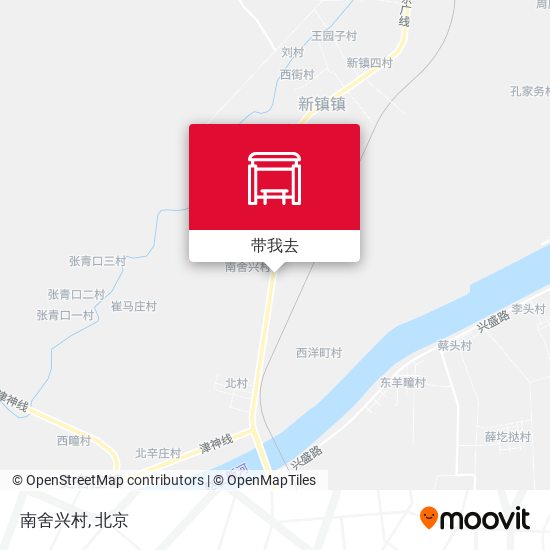 南舍兴村地图