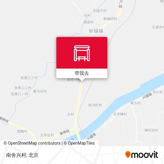 南舍兴村地图