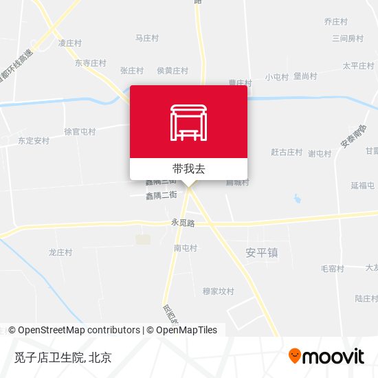 觅子店卫生院地图