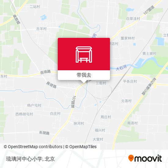 琉璃河中心小学地图