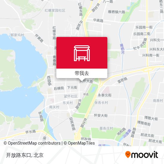 开放路东口地图
