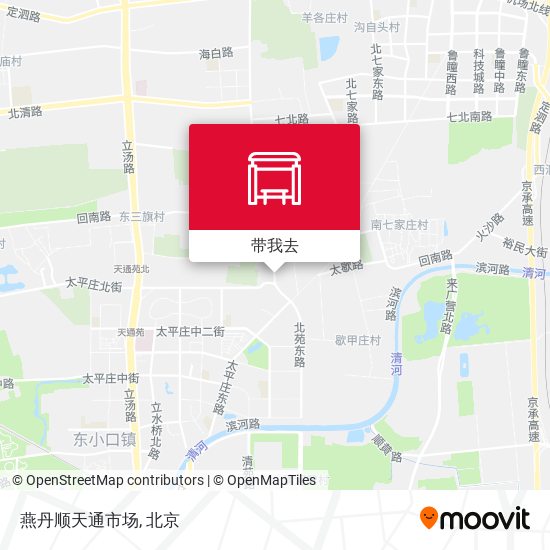 燕丹顺天通市场地图