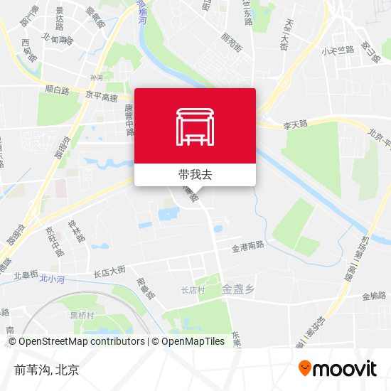 前苇沟地图