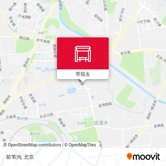前苇沟地图