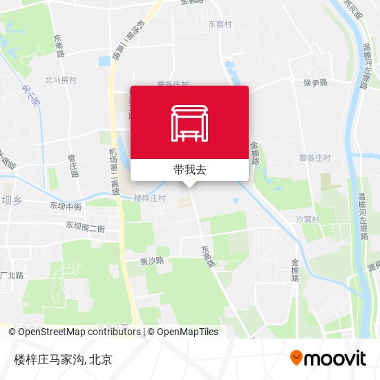 楼梓庄马家沟地图