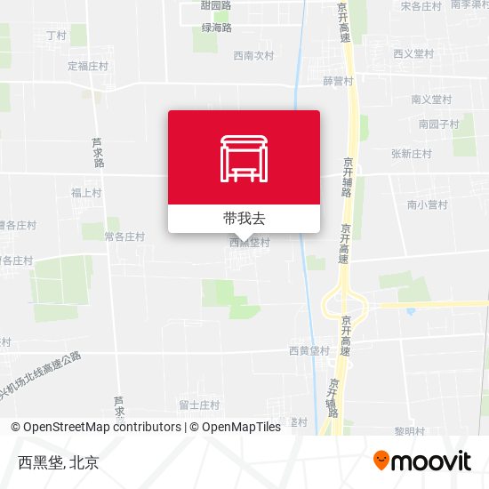 西黑垡地图