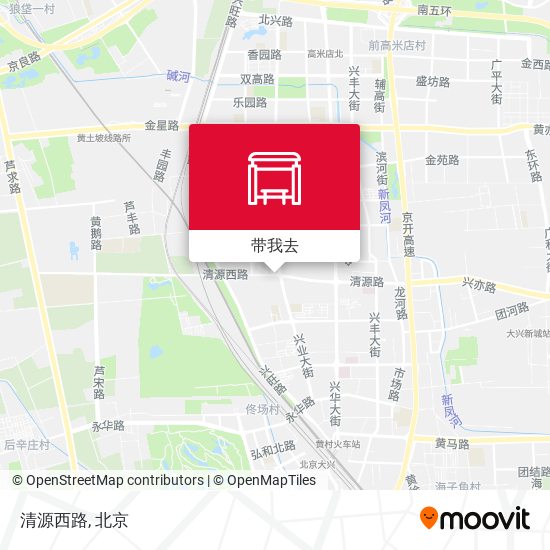 清源西路地图