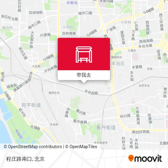 程庄路南口地图