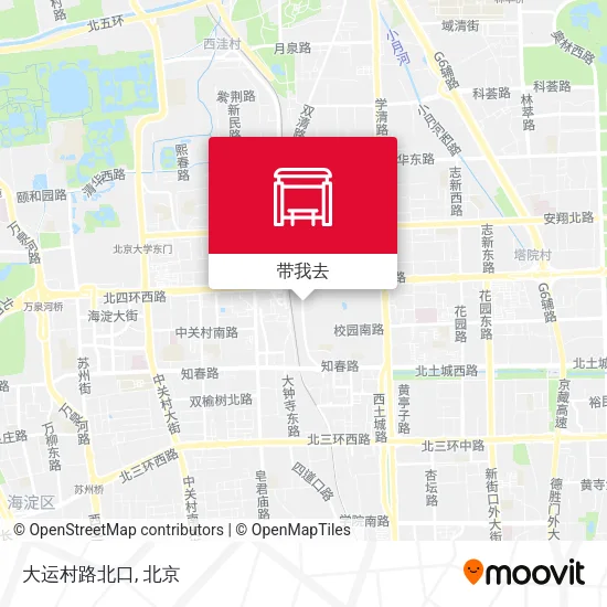 大运村路北口地图