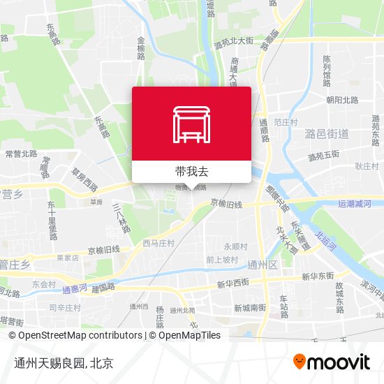 通州天赐良园地图