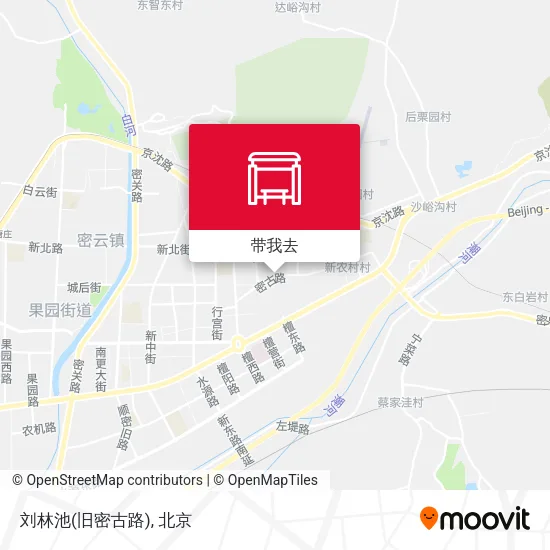 刘林池(旧密古路)地图
