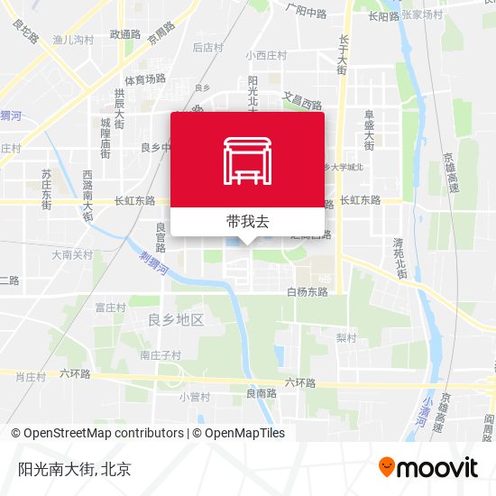 阳光南大街地图