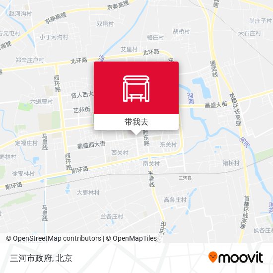 三河市政府地图