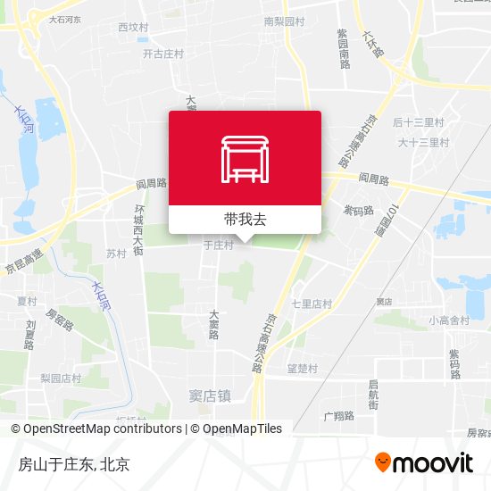 房山于庄东地图